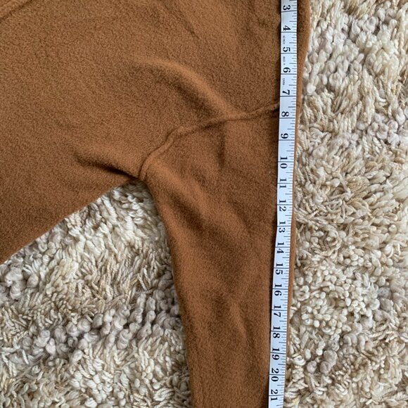 Wilfred Free Hush Knit V Neck Chestnut Brown Sweater - Picture 3 of 9